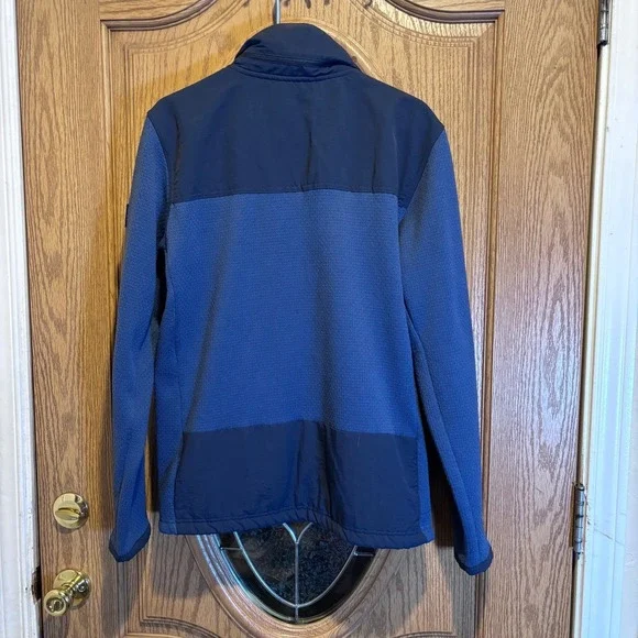 The North‎ Face Mens Fleece Jacket Full Zip Blue Black Outdoor Casual - Picture 2 of 7